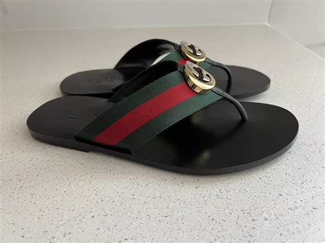 gucci unisex slides|gucci flip flops clearance.